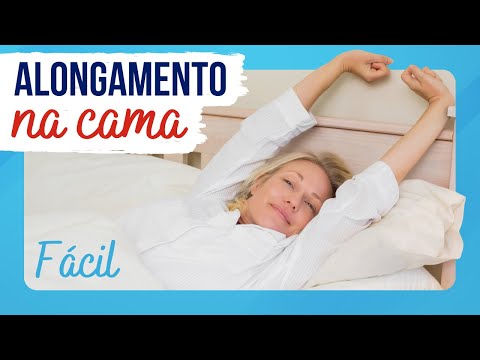 ALONGAMENTO FÁCIL NA CAMA | Exercício deitado para Idosos e Iniciantes em Casa