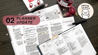 February 2024 Planner Update | Hobonichi, Recipe Journal, Take A Note, Bullet Journal