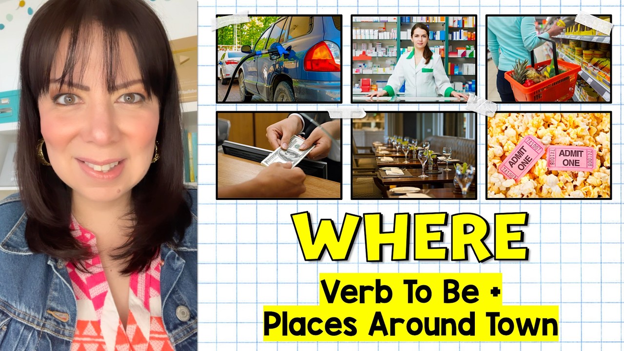 Cómo Usar Where en Inglés | Verbo To Be y Lugares de la Ciudad