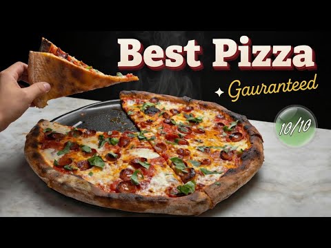 Home Baking a Large, Artisanal New York Style Pizza! (Recipe included)