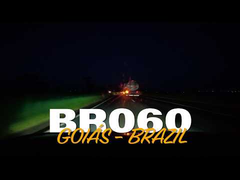 NIGHT DRIVE: RIO VERDE TO ACREÚNA, BRAZIL - VW BEETLE ENGINE SOUNDS [PURE ROUTE]