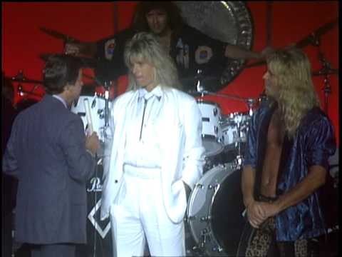 Dick Clark Interviews Giuffria - American Bandstand 1986