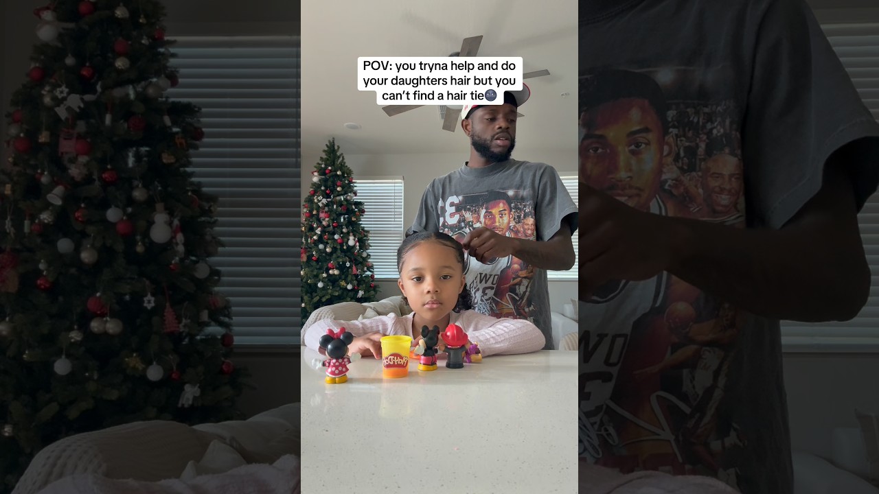 Happens all the time Daddy Does hair 🌚