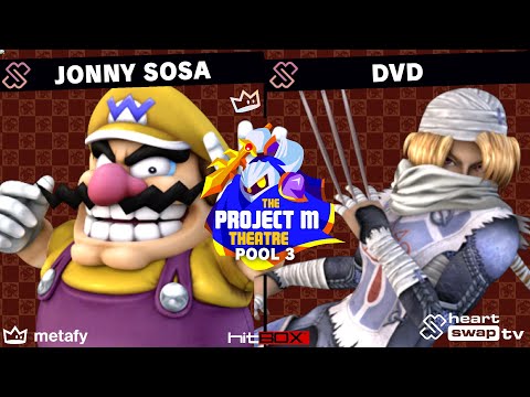 Project M Theatre - Jonny Sosa (Wario) Vs. dvd (Sheik) - Pool 3