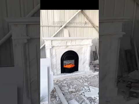 Marble Carved Fireplace
