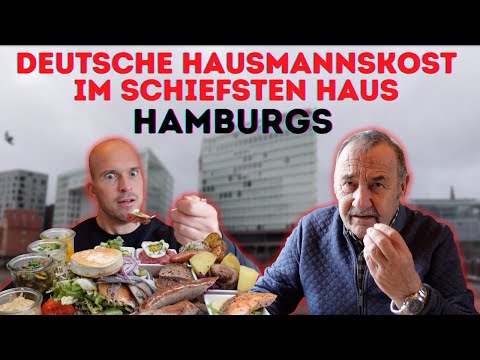 Deutsches Essen im schiefsten Haus Hamburgs 🍖🍗🍳🥬🤤 | Beste Rinderrouladen und saftige Frikadellen