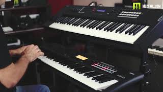Video thumbnail for Korg Kross 2 VS Yamaha MX61 by muzykujkropkacom