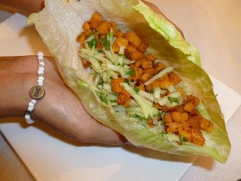 紅薯生菜包|秀出咖喱素食食譜 (Sweet Potato Lettuce Wraps | Show Me The Curry Vegetarian Recipe)