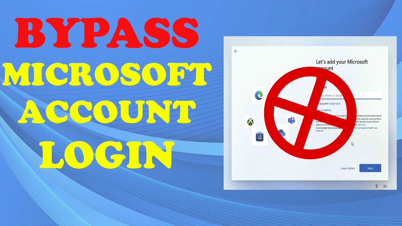 How To Bypass Microsoft Account Login | Windows 11