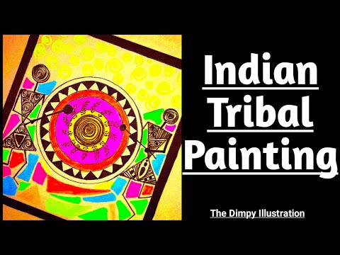 INDIAN TRIBAL | Warli Art | The Dimpy Illustration