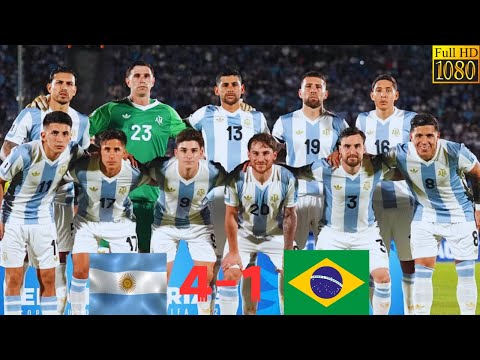 Argentina vs Brazil Full Match    World Cup 2026 Qualifica