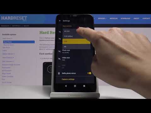 How to Change Video Resolution in Motorola Moto G7 - Manage Video Quality