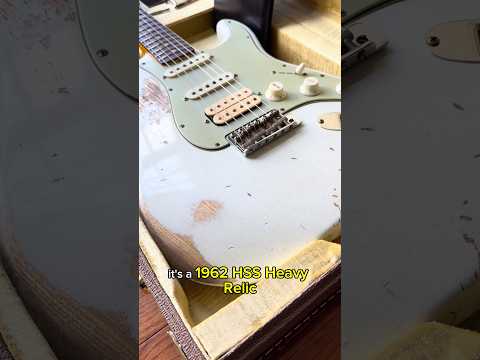 2026 Fender Custom Shop ‘62 Stratocaster 6.9 lbs HSS Heavy Relic - Olympic White image 24