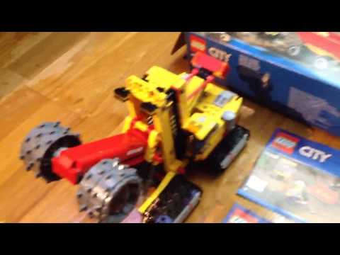 UNBOXING LEGO CITY 60188 GOLD MINE; MINE D'OR LEGO CITY