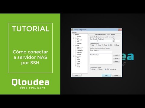 Cómo conectar a servidor NAS por SSH con Putty Español