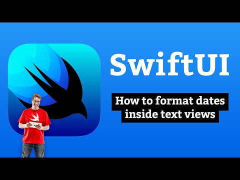 How to format dates inside text views – SwiftUI
