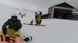 preview picture of video 'Time to snowboarding, Sinaia 2013 (Adelin)'