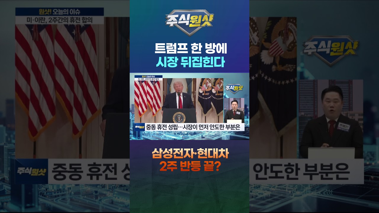 트럼프 한 방에 시장 뒤집힌다...삼성전자·현대차 2주 반등 끝?