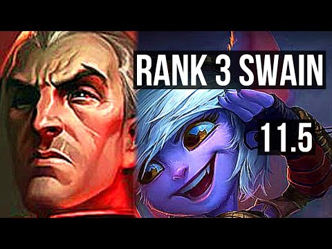SWAIN & Pantheon vs TRISTANA & Gragas (ADC) | Rank 3 Swain, 12/2/12 | NA Challenger | v11.5