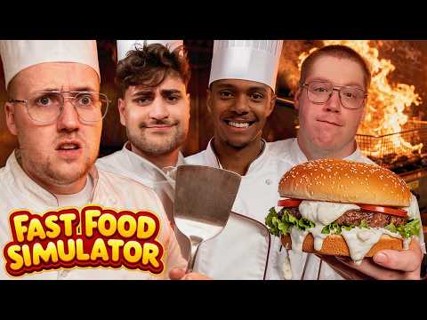 BURGER mit BUBENSAHNE?! GASTRO IST GEIL! | Fast Food Simulator mit Eli, Willy und GTime! | UNCUT