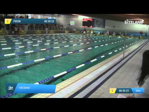 Serie 4 dei 100 Dorso  Assoluti Maschi Master - Campionati Regionali Master 2015 VENETO e FRIULI VG