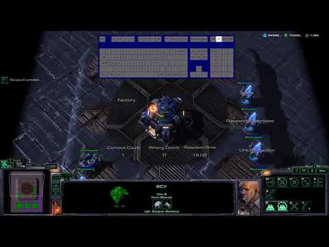 Starcraft 2 - Lower League Lessons - Hotkey Trainer