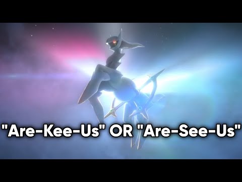 How To Pronounce Pokémon Legends Arceus