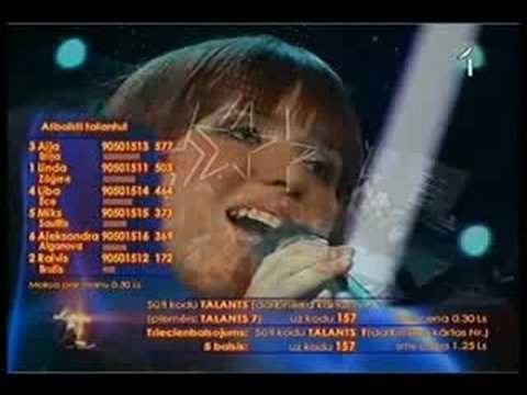 Lība Ēce - Nenes zvaigznes istabā - Latvijas Talants 2008 Fināls