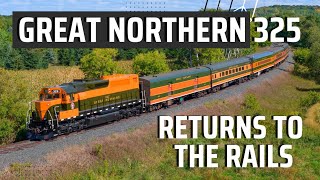 Great Northern 325 Returns to the Rails!  -Rare SDP40-