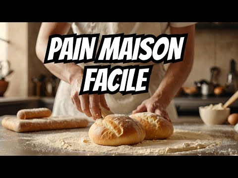 Pain Maison Recette Facile : Comment Faire du Pain Français Moelleuse et Dorée