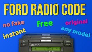 How to Ford Radio Code | Fiesta | Focus | Transit | Any [Free unlock]