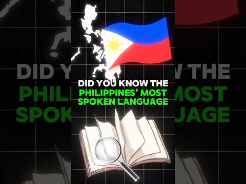 The Philippines' most spoken language?!