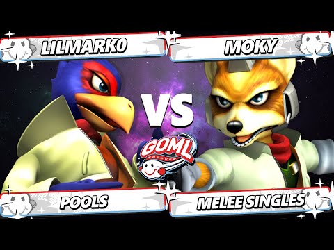 GOML 2025 - lilmark0 (Falco) Vs. moky (Fox) Smash Melee - SSBM