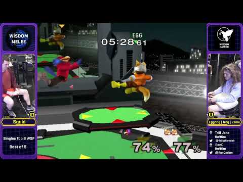 Wisdom Melee 2 - Winners Semi Finals: Zamu(Fox) vs Squid(Falco)