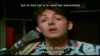 Paul McCartney - Here, there and everywhere (Sub español e inglés) | 1984 HD