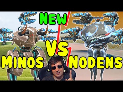 Titan 1on1: MINOS VS NODENS! War Robots 6.6.0 New Duel Gameplay - WR