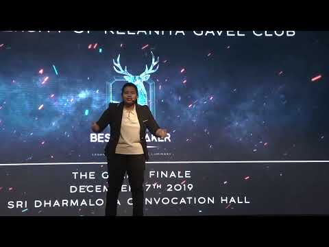 Shalindi Gallage - They're Precious - Best Speaker 2019