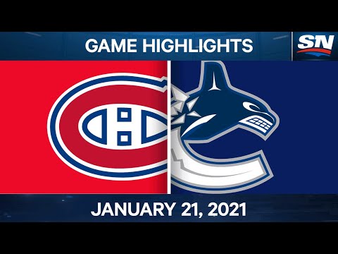 NHL Game Highlights | Canadiens vs. Canucks - Jan. 21, 2021
