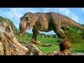 T Rex Ambush Scene Jurassic Park 1993 Movie Clip HD