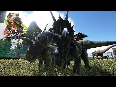 DOMAMOS UM CASAL DE XENOCERATOPS!?!  --- ARK JURASSIC PARK ep.31