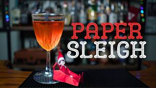 PAPER SLEIGH Cocktail ★ Santa's New Favorite Holiday Riff