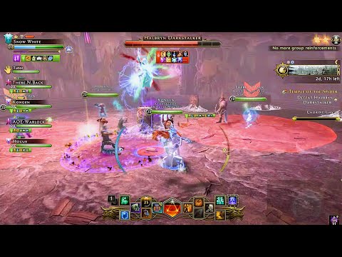 Neverwinter Justicar - Baby Paladin Tank Walks into Master Temple of the Spider
