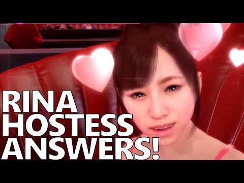 Yakuza Kiwami Pt71 - Rina Hostess Answers!
