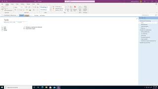 How to move OneNote section and page panels to the left