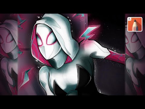 Spider Gwen - Concept art (sketchbook pro)
