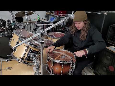 Cam's new Pearl Session Studio Select after the unboxing! WOW! Stunning kit, all around!
