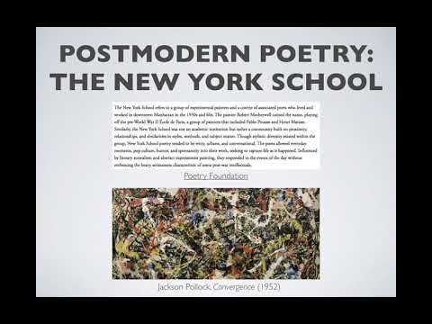 A Lecture on Frank O'Hara's "Personism," "Why I Am Not a Painter," and "The Day Lady Died"