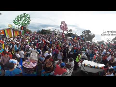 Conmemoración del 38 aniversario de la Revolución Popular Sandinista en 360°