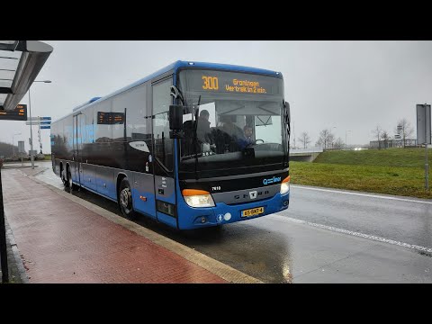 Qbuzz Qliner 7610 als Lijn 300 naar Hoofdstation Groningen