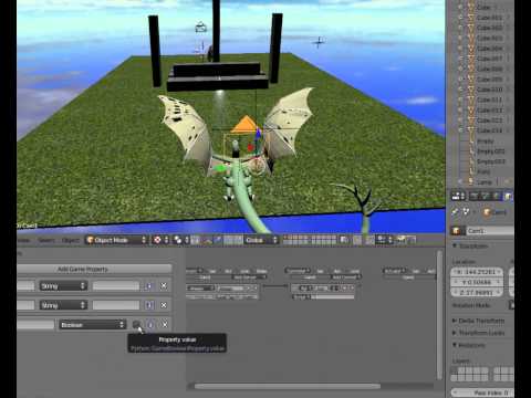 Blender 2.6 Game Tutorial: Using Multiple Cameras